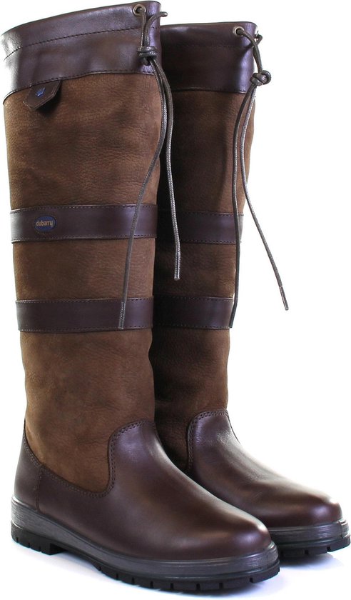 Dubarry Dames Hoge Laarzen Galway - Bruin - Maat 39