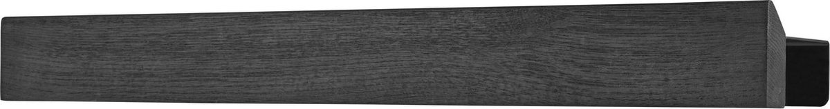 GEJST Design - FLEX RAIL 60 - Magnetische wandplank , messenhouder zwart en zwart eiken