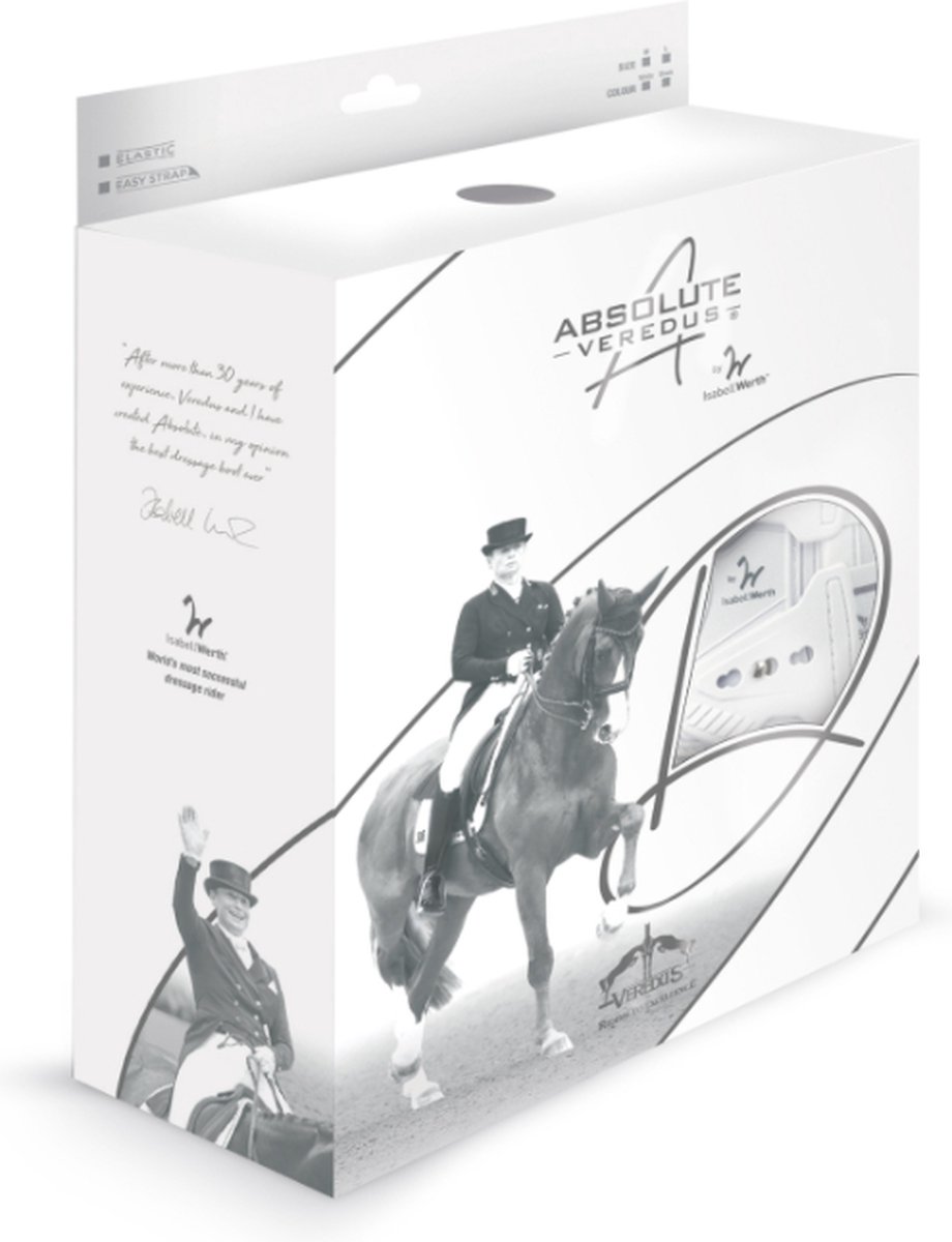 Veredus Absolute - Kleur: Black - Optie: Front Elastic - Maat: L