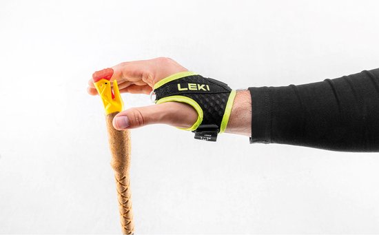 Leki Ultratrail FX.One - Bright red-black-neonyellow - Maat Unisex_115CM