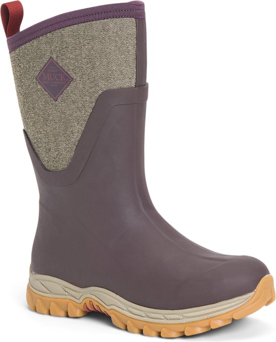 Muck Boot -Arctic Sport II Mid-Bordeaux/Tweed- Outdoor laars US8/EU39