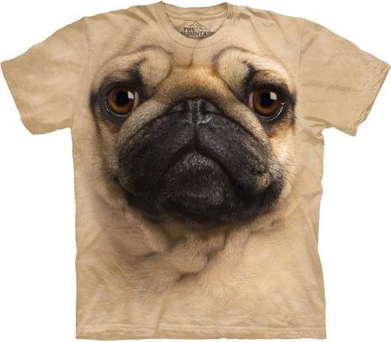 T-shirt Pug Face 4XL