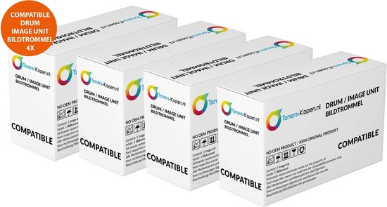 Geschikt voor Brother DR-241CL alternatief - compatible drumeenheid voor Brother DR241CL (4 Stuks/VE)