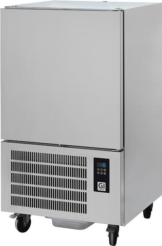 Gastro-Inox snelvriezer 10x GN1/1 of 5x 600x400mm