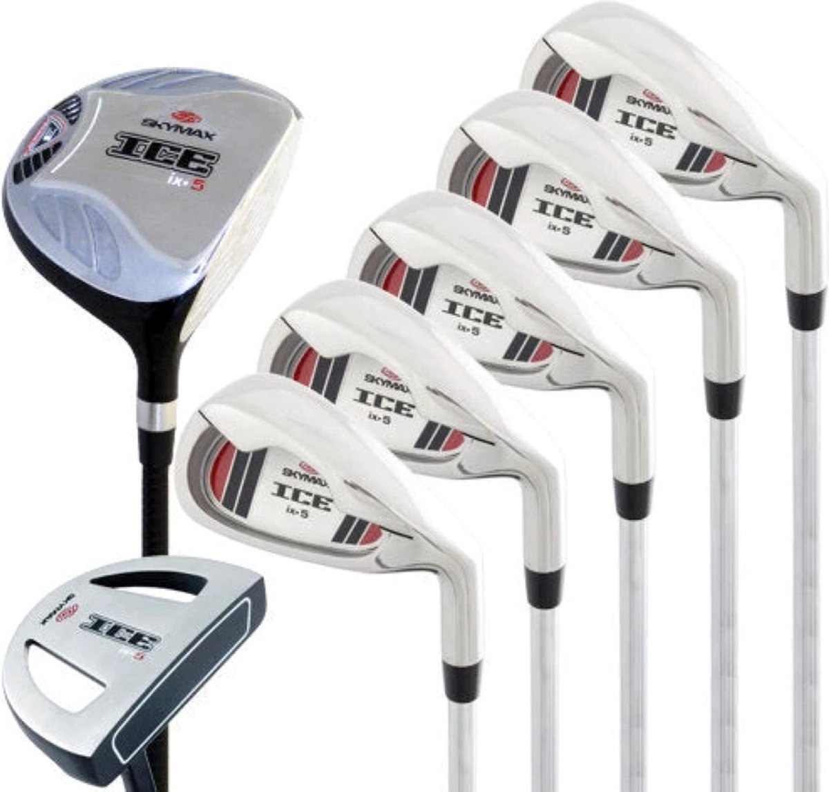 Skymax IX-5 - Half Set 2 - Men - Graphite - Linkshandig