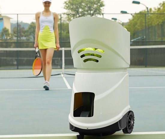 REPEAK Ballenkanon TS-08 - Tennisbal Machine - Alle niveau’s - Tennis - Sport - Besturing met App - 45x35x80CM