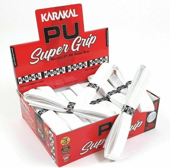 Karakal PU Super Grip Wit (24st)