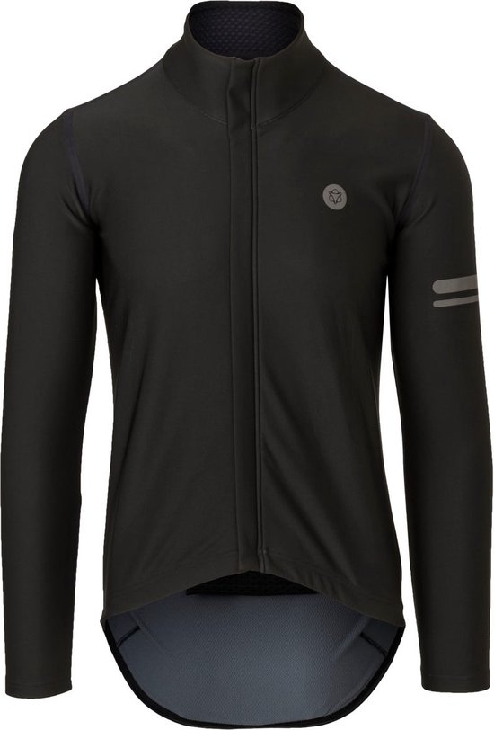 AGU Rain Jersey Fietsshirt Lange Mouwen Performance Heren - Zwart - XXL