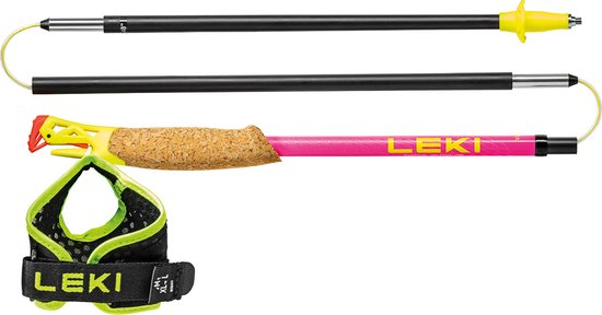 Leki Ultratrail FX.One Superlite - Neonpink-neonyellow-natural - Maat 105CM