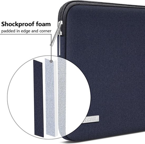 laptop case - Tablet Aktetas Draagtas, Waterbestendig Bescherming Laptop Beschermhoes 15.6 Pouce