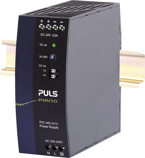 PULS PIANO DIN-rail netvoeding 20 A 480 W Inhoud: 1 stuk(s)