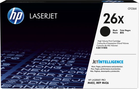 HP 26X Original Toner Cartridge zwart HY