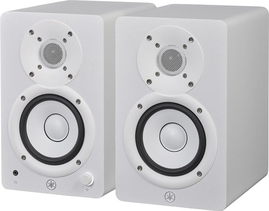 Yamaha HS4W - Actieve studiomonitor set, 4 inch, wit, per paar