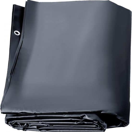 Dakta® Zwembadafdekking met Charcoal Afmeting 4 x 7 m Afdekking voor Buitenzwembad Zwembadafmetingen 3,7x6,7 m Zwembad Afdekzeil, Rechthoekige Afdekking van Ingegraven Zwembad voor Home, Garden, Hotel