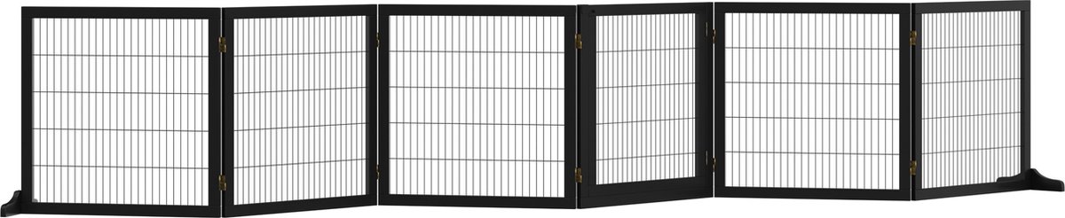 PawHut Türschutzgitter mit sechs separaten Paneelen D06-118