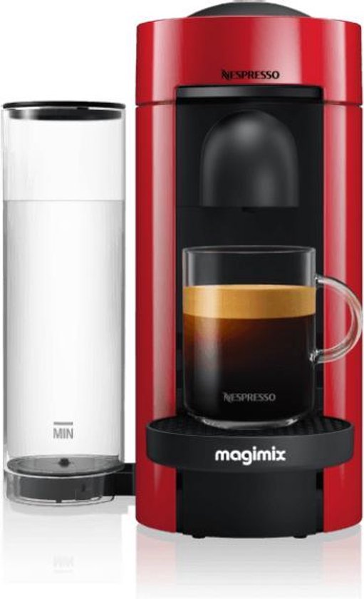 Magimix - Nespresso Vertuo Plus - Kersenrood
