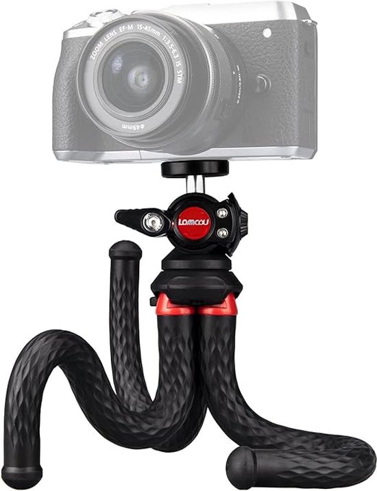 camera statief - camerastatief van aluminium, draagbaar, verbeterd smartphonestatief 11 x 3 x 3 cm;