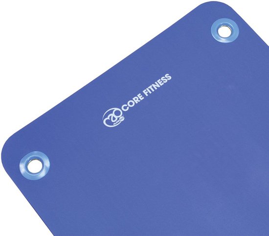 MADFitness - Core - Fitnessmat met kijkopening - 10mm dikte - Blauw