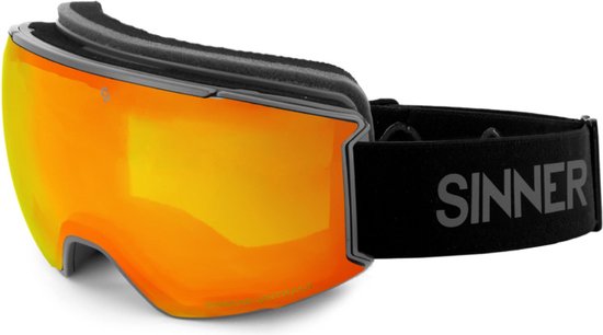 SINNER - BOREAS SKIBRIL - Mat Donkergrijs - Unisex - One Size