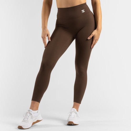 ZEUZ Legging - Vrouw - Fitness & CrossFit - Maat XL - Bruin