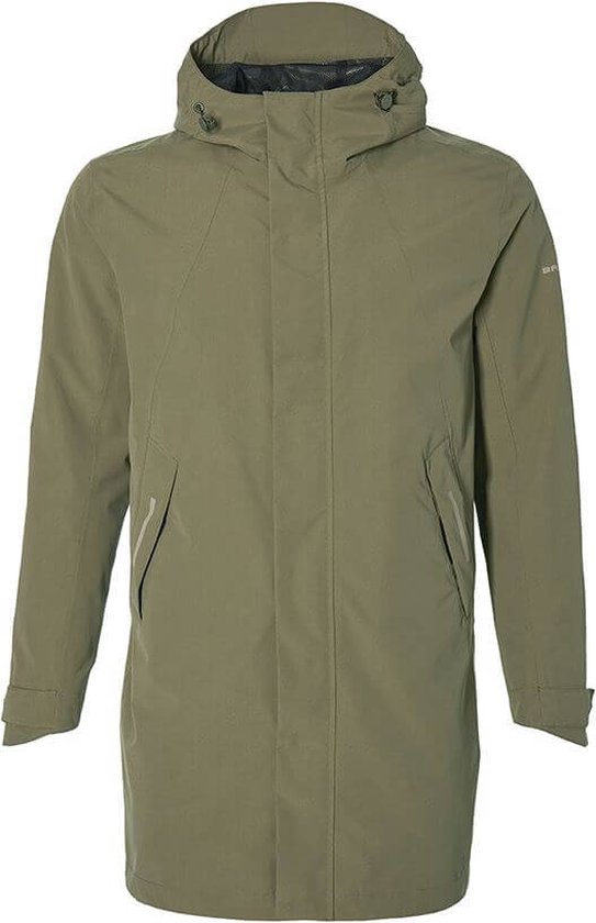 Basil Mosse Heren Parka - Olive Green - Maat L