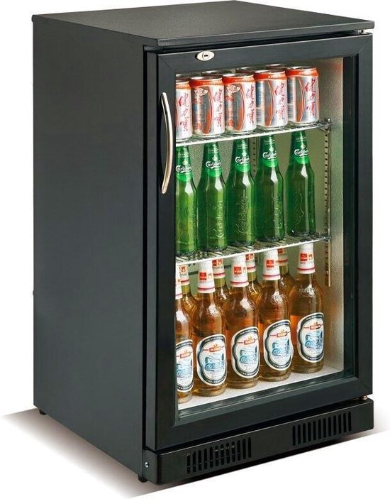 Horeca Barkoeler met 1 deur | 500(b) x 500(d) x 900(h) mm | Zwart