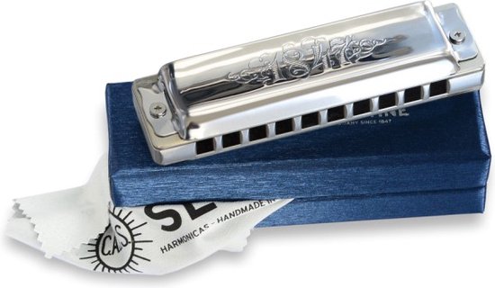 Seydel Mondharmonica Blues 1847 Lightning (C) - Topmerk - Hoogwaardige kwaliteit