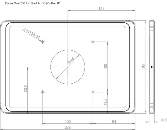 Dame Wall 2.0 iPad Air 10.9/Pro 11-inch