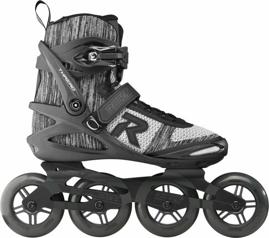 ROCES Inlineskates Unisex THREAD 90 Salt-N-Pepa - Zwart/Grijs 37