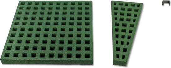 Freezone Veiligheidstegels - Geschikt voor alle Inground & Groundlevel Trampolines van 366 cm