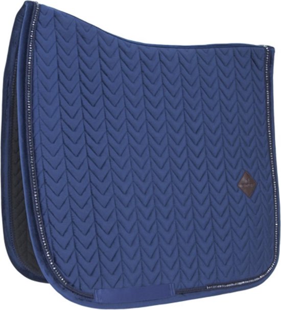 Kentucky Zadeldek Velvet Pearls Donkerblauw - Donkerblauw - dressuur Paard