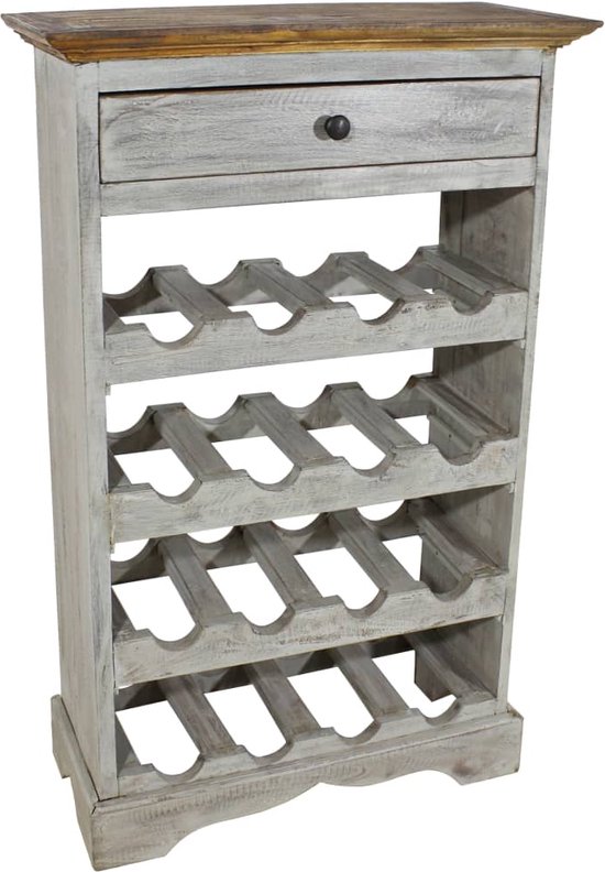 vidaXL-Wijnrek-55x23x85-cm-massief-gerecycled-hout