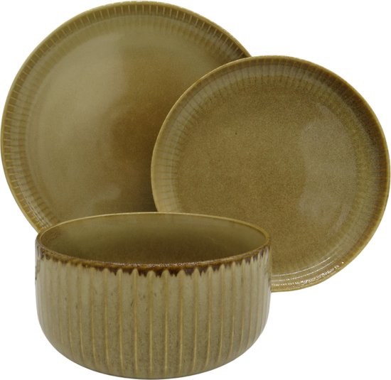 Northservies - Model Lykke - Serviesset 6 personen - 18-delig