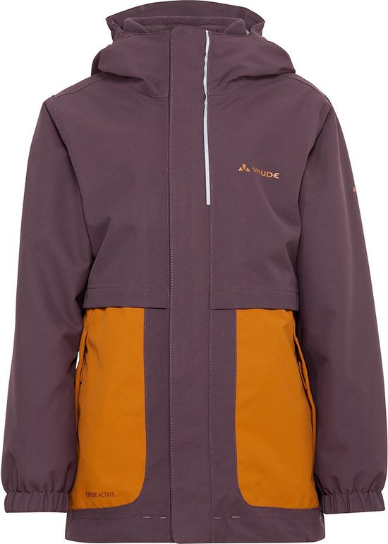 Vaude Campfire 3 In 1 Jack Met Capuchon Voor Meisjes Paars 134-140 cm Jongen