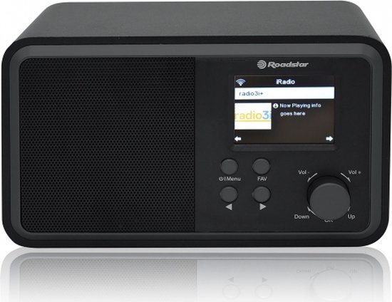 Internetradio Roadstar IR-390 DU zwart