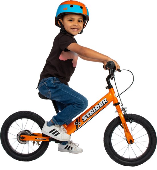Loopfiets Strider 14 inch oranje 4 tot 7 jaar