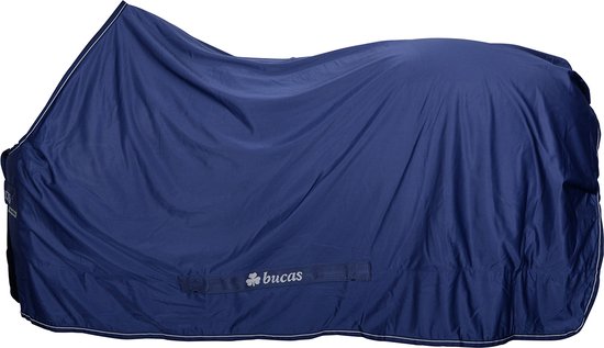 Bucas Deken Shamrock Power Donkerblauw-zilver - 140/191