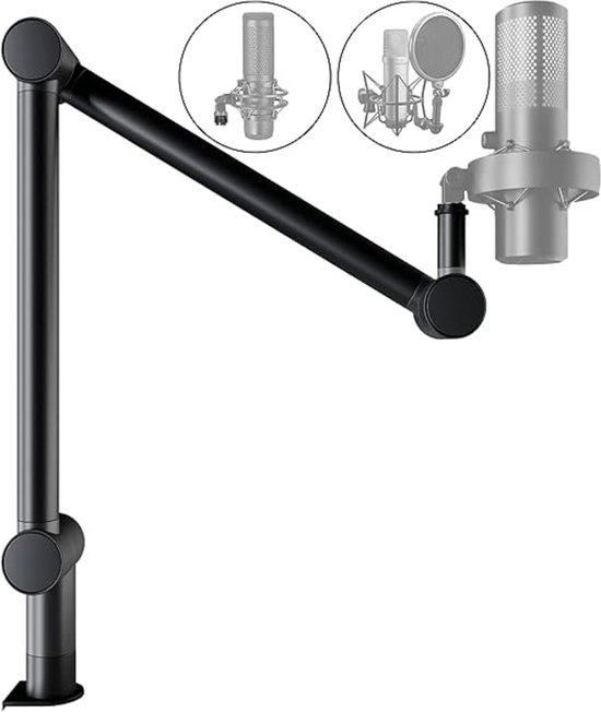 professional microphone arm - QuadCast Boom Arm Stand / microfoonhouder, microphone arm standard adjustable microphone stand 112 x 5.8 x 8 centimetres