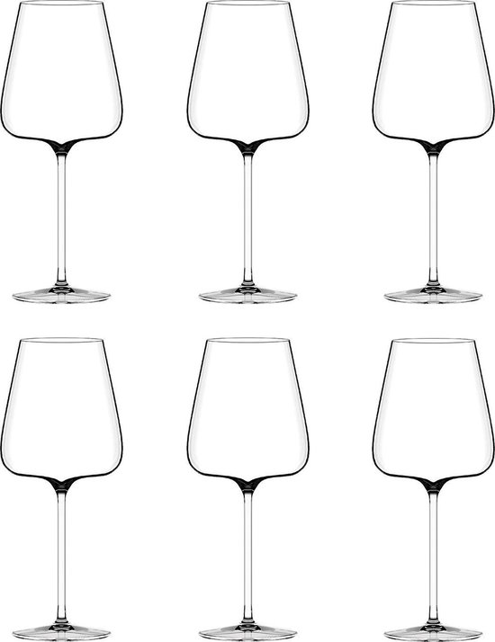 Wijn Glazen - Italesse Etoilé Noir - 0,79l - 6 stuks