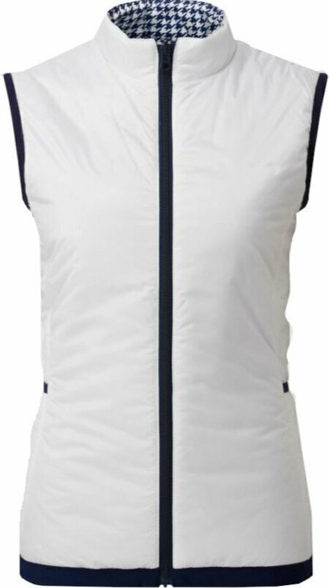 Footjoy Insulated Reversible Bodywarmer - Woman - Wit/ Zwart - Maat S