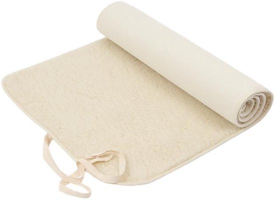 Yoga Mat Natural (BIO Merino wol) kundalini-, hatha-, Nidra Yoga