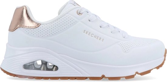 Skechers Uno Gen1 - Shimmer Away Sneakers Laag - wit - Maat 37