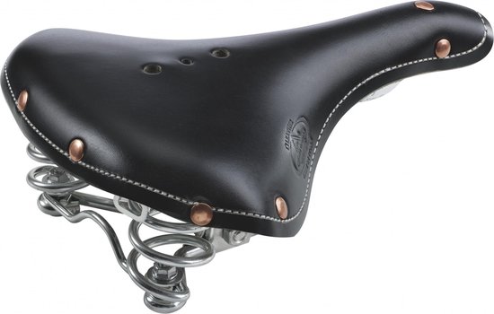 Selle Monte Grappa Zadel Old Frontiers Classic 28 Cm Veer Zwart