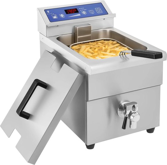 Royal Catering Frituurpan - Friteuse - Frietpan - Inductie - 1 x 10 L