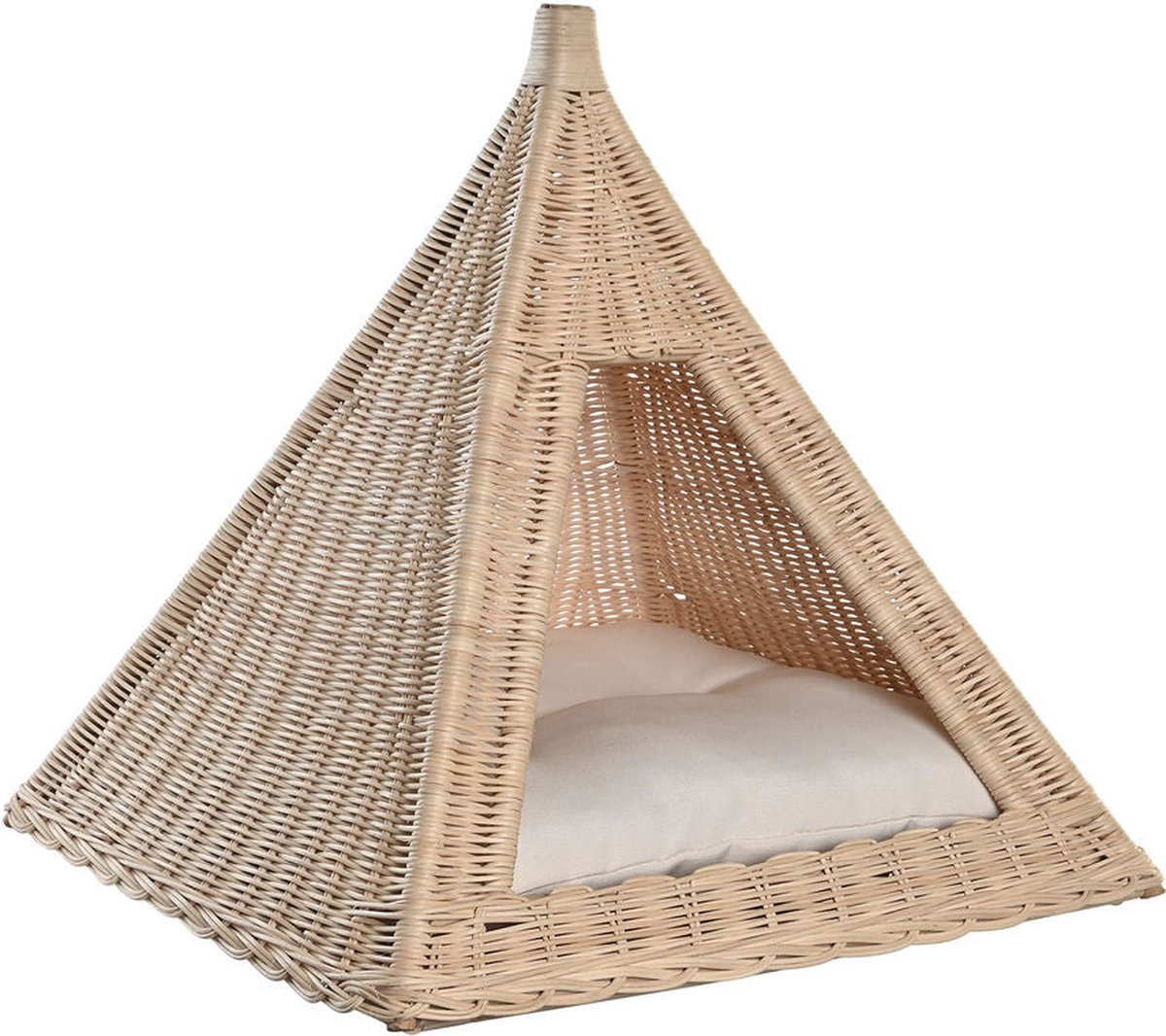 Hondenbed DKD Home Decor Natuurlijk Rotan 45 x 45 x 45 cm