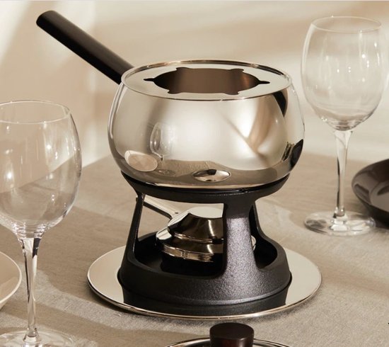 Alessi Dressed Fondueset SG55/200 B, 16cm RVS