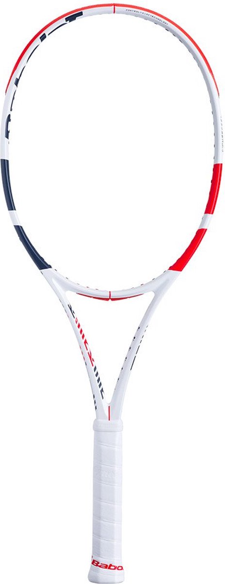 Babolat Pure strike 100 - L2 -  Wit/Rood/zwart
