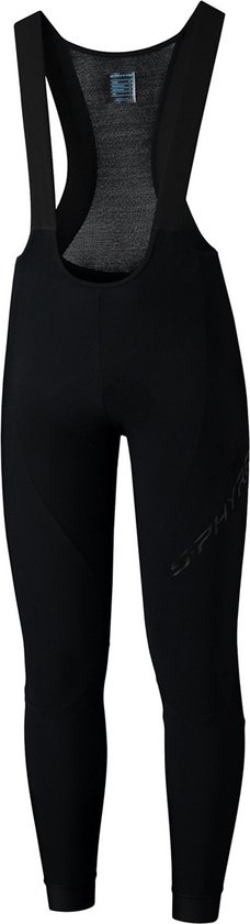 Shimano S-Phyre Fietsbroek Lang met Bretels Thermisch Heren Zwart - L