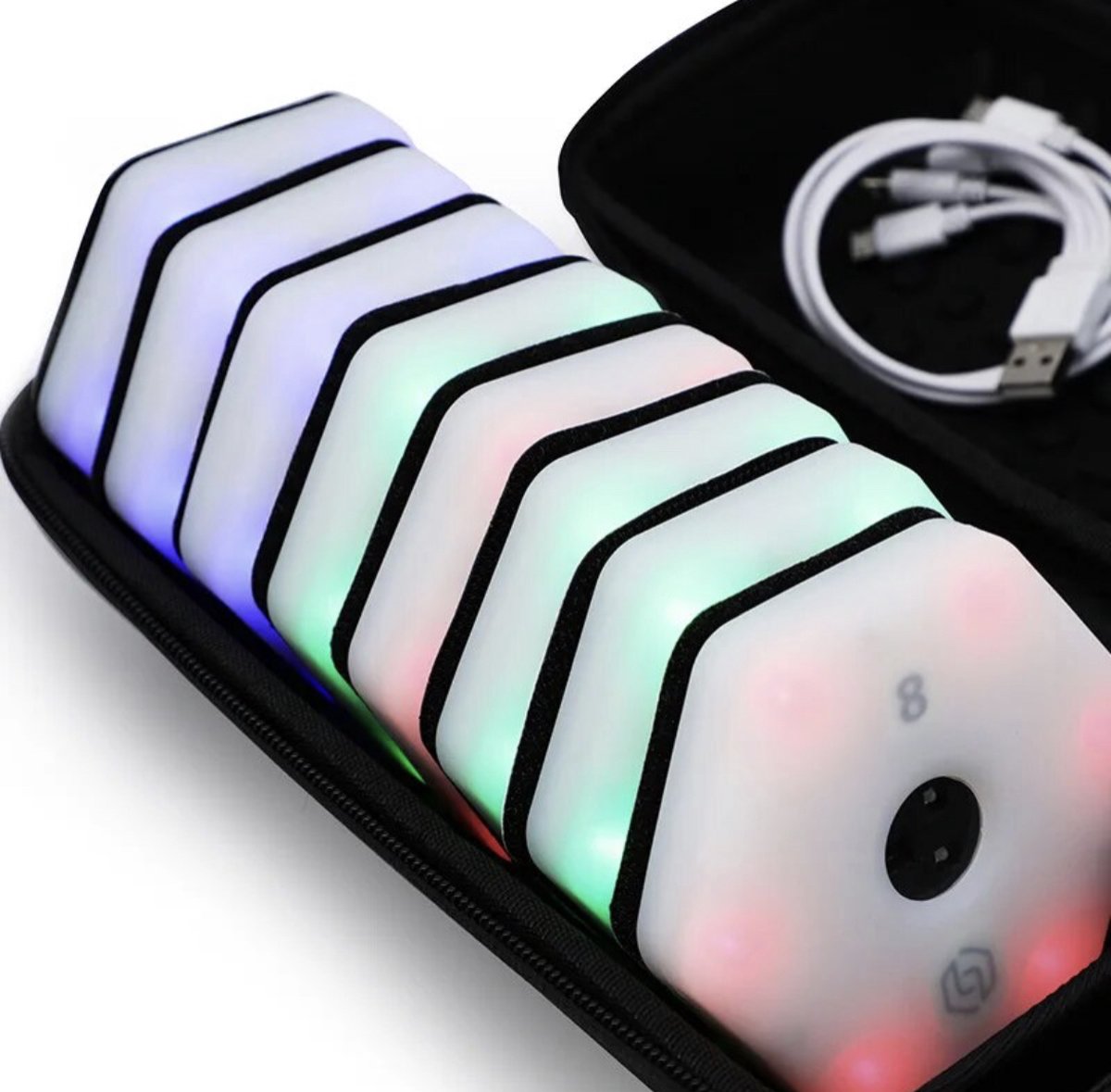 Reactie training licht lampen - Speed test - Reaction lights - Reaction training lights - Fitlight - Boksen - Agility - Conditie - 12 Stuks