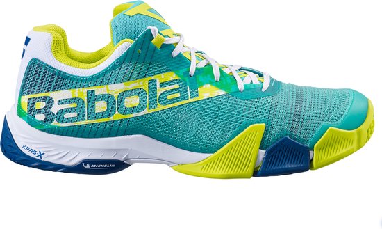 Babolat Jet Premura heren padelschoen - groen/geel - maat 48